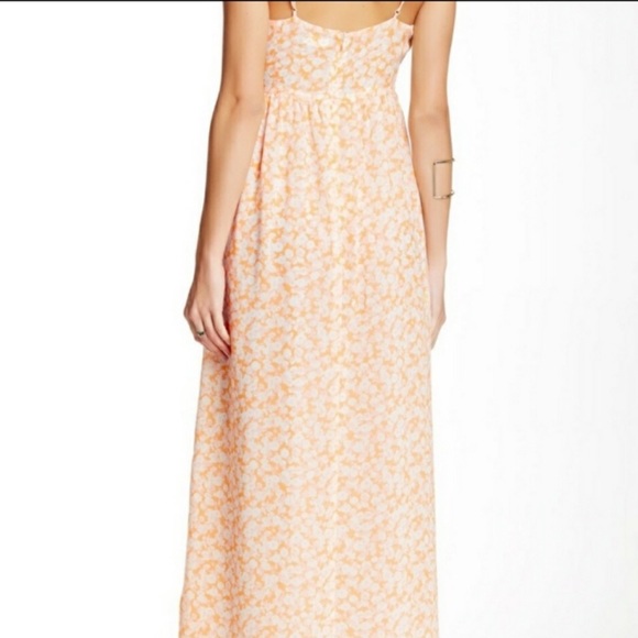 Volcom Yellow Floral Maxi Dress - xs - Picture 2 of 8